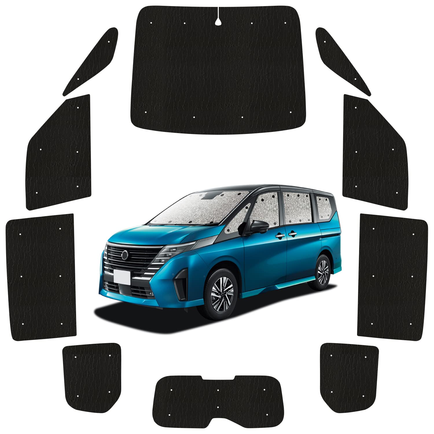Amazon | 趣味職人 サンシェード シームレス ライト 車 新型 セレナ 