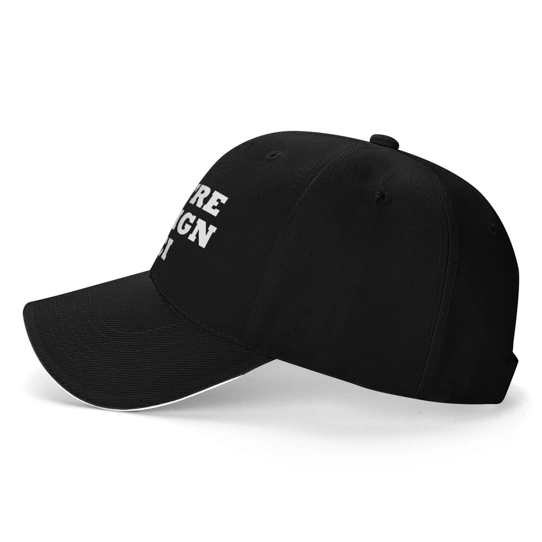 Casquette Baseball Personnalisée Photo Nom Texte Hommes Femmes