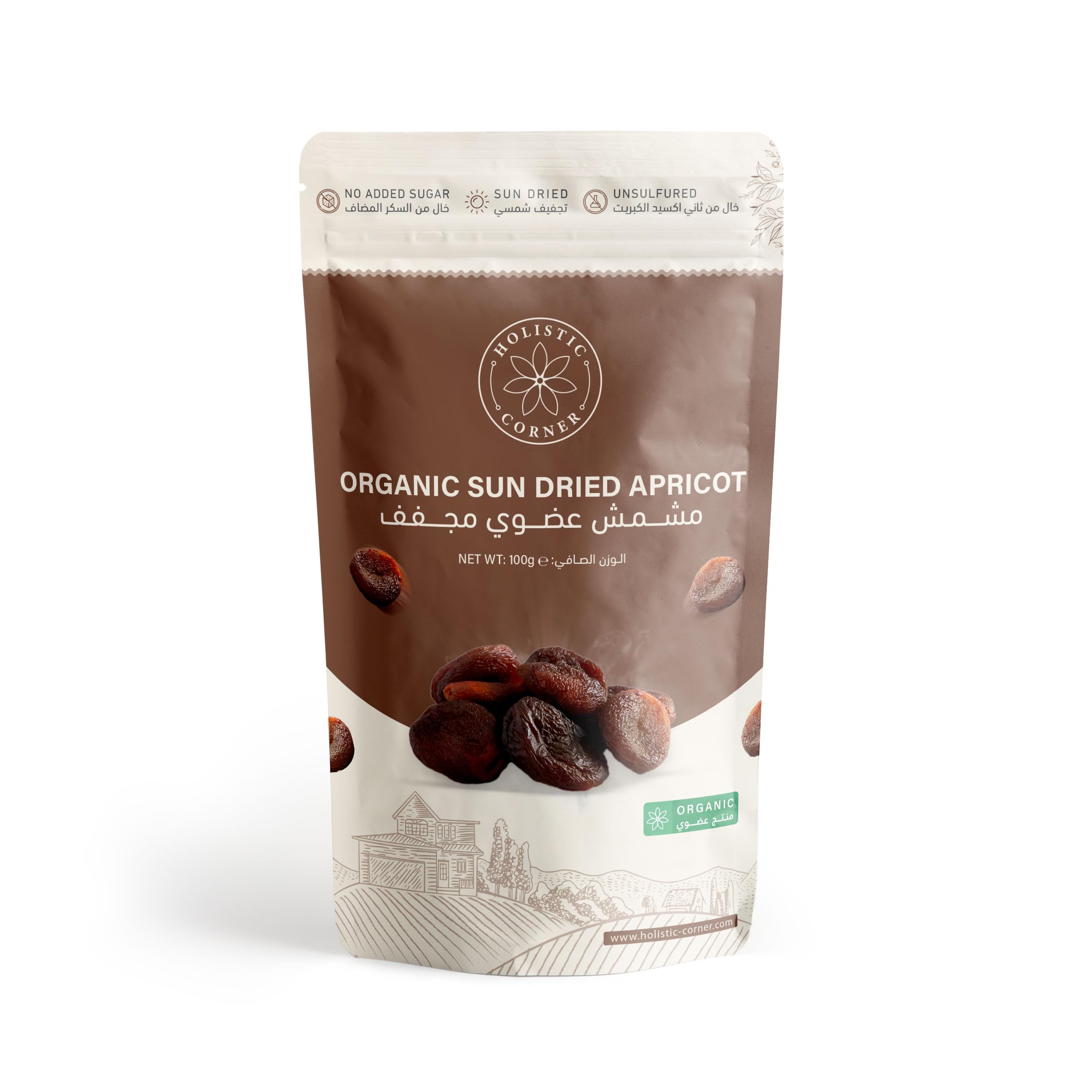 Holistic Corner Organic Sun-dried Apricot kuru kayısı | 100g