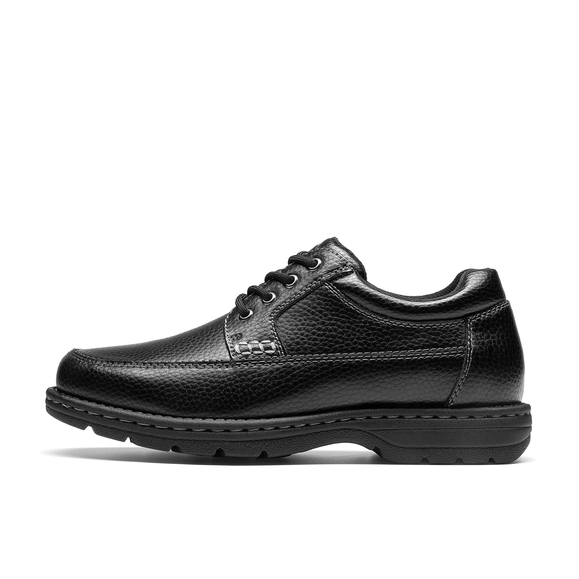 Bruno Marc Zapatos de vestir con puntera cuadrada para hombre, zapatos formales de negocios Oxfords