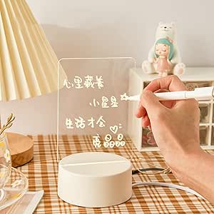 Amazon.com: Note Board Creative LED Night Light USB Message Board ...
