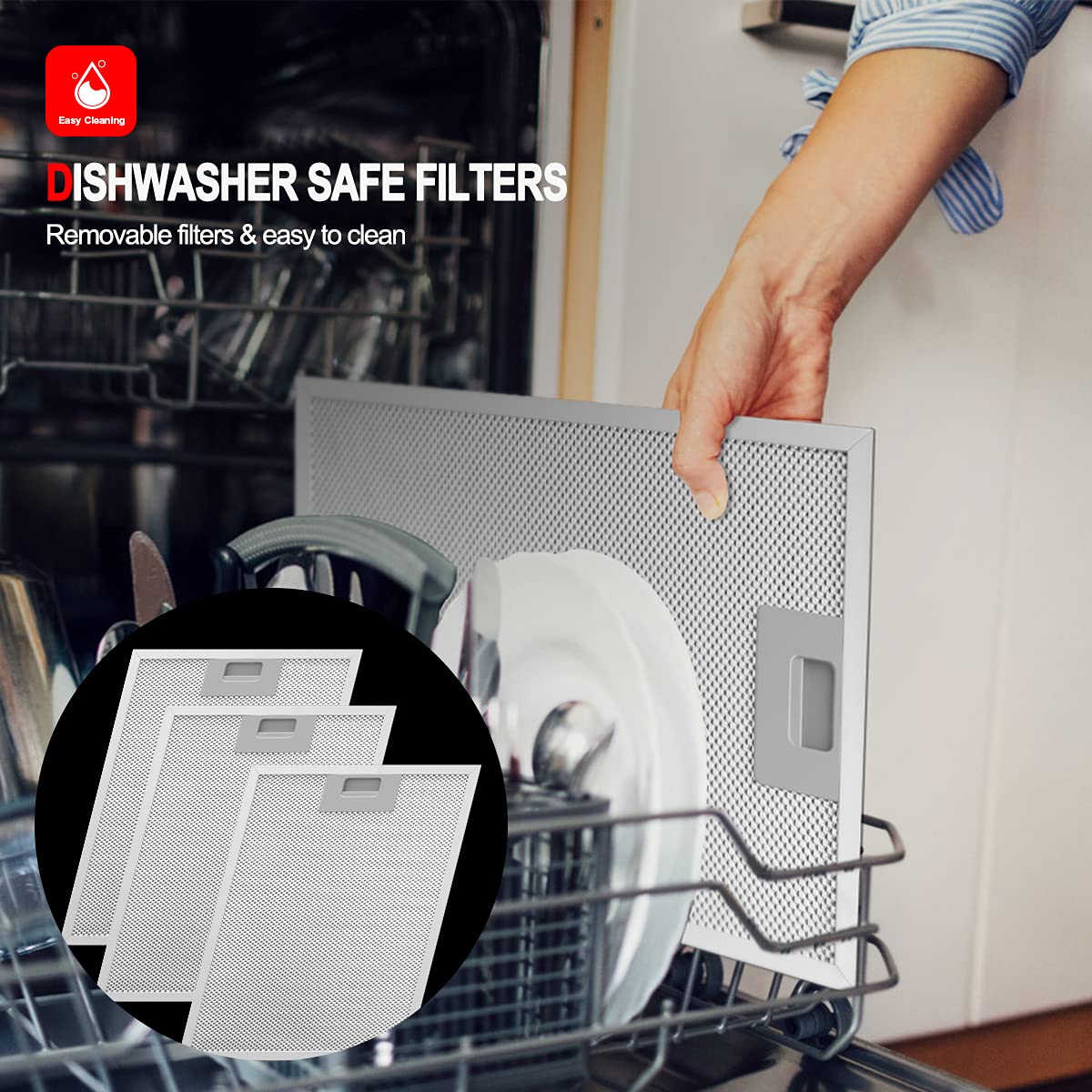 36" Range Hood, GASLAND Chef PR36SS Wall Mount Kitchen Hood with LED