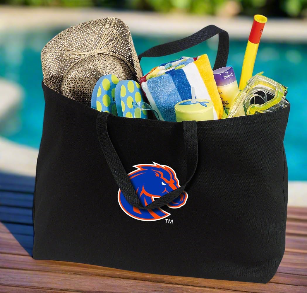 Broad Bay JUMBO Boise State Tote Bag or Large Canvas Boise State University Shopping Bag