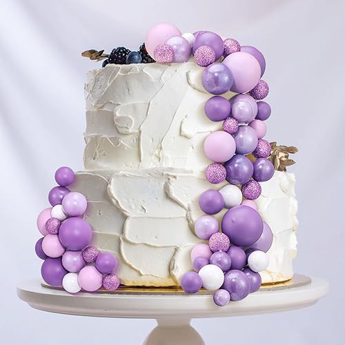 Miniatura 20 de 108 bolas para decoración de tartas, decoración de cupcakes, globos de espuma para hornear pasteles, boda, aniversario, decoración de cumpleaños