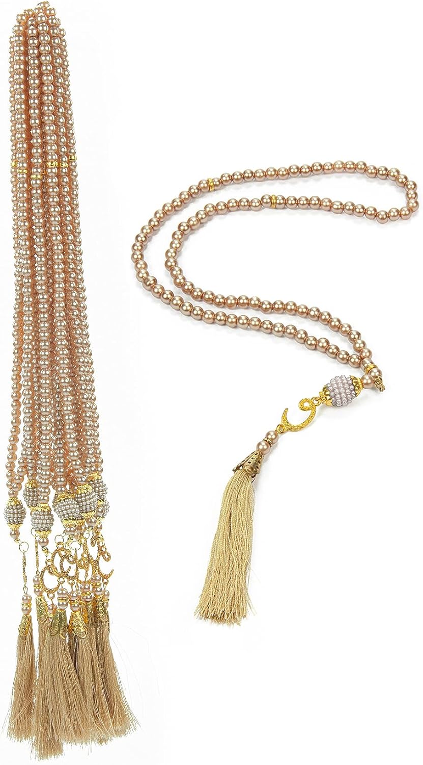 ihvan online, Tasbih Prayer Beads 99, Pack of 10, Muslim Prayer Bead, Islamic Rosary Bead, Dhikr, Tasbeeh Bulk, Misbaha, Masbaha, Tespih, Islamic Gift for Ramadan & Mawlid & Hajj Umrah