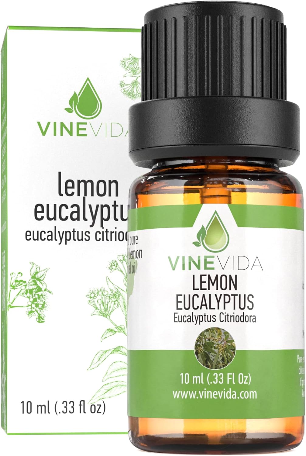 VINEVIDA Lemon Eucalyptus Essential Oil 10 mL Undiluted