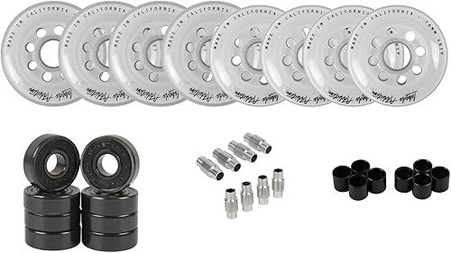 Miniatura 6 de Ruedas de hockey del rodillo de la adicción de Labeda, rodamientos de cerámica híbridos, eligen tamañocolor