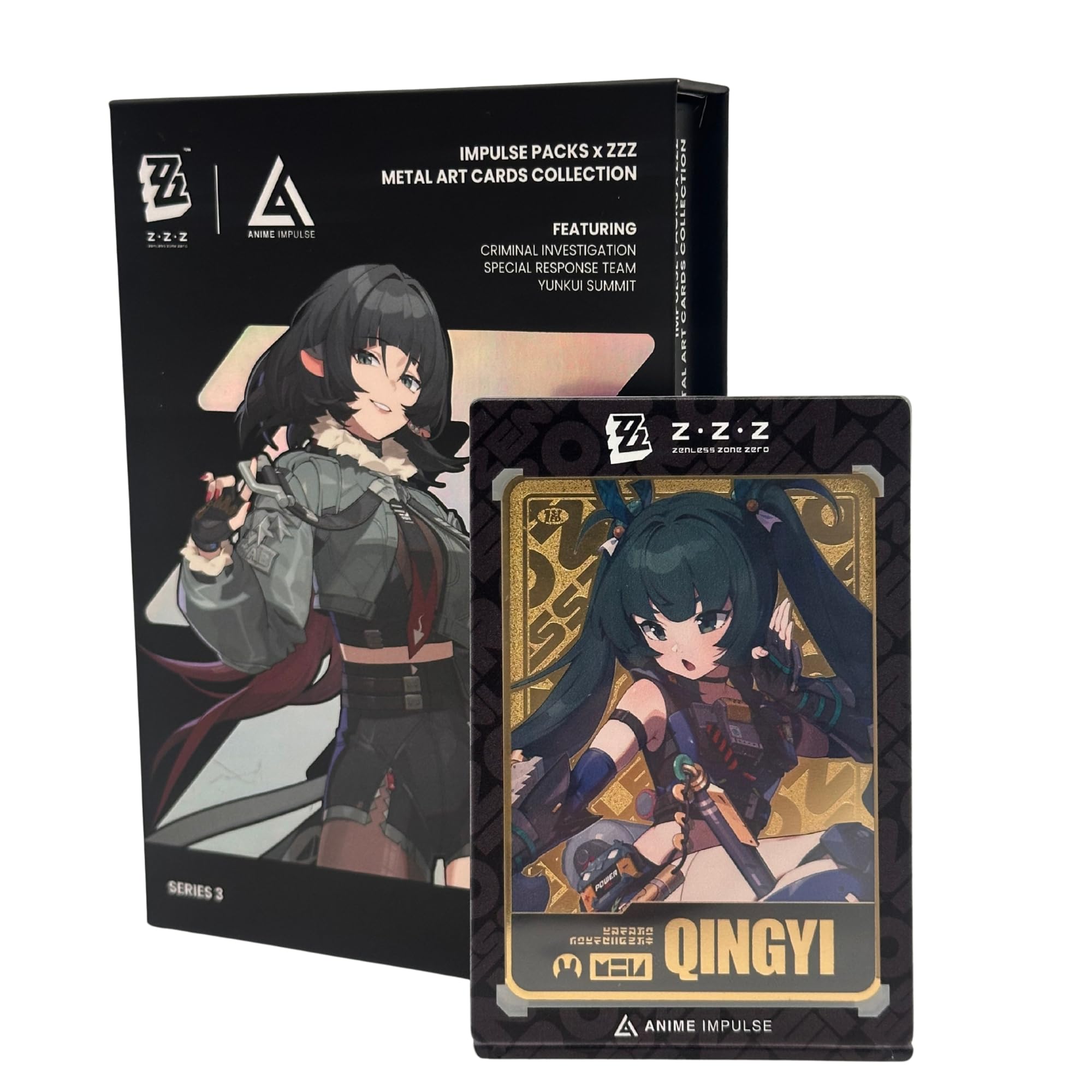 Amazon.com: ZENLESS Zone Zero Impulse Packs x ZZZ Metal Art Cards