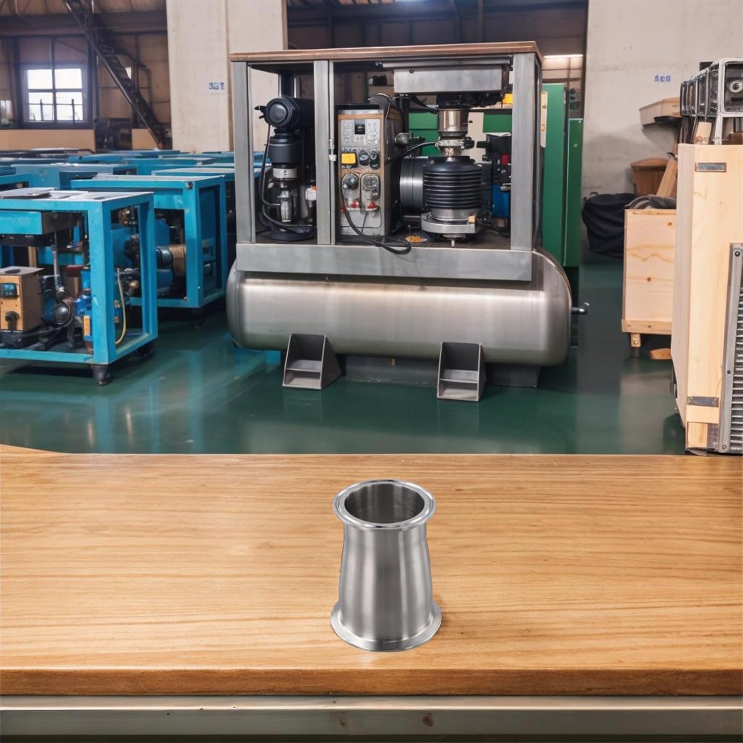 Sanitary Pipe Fitting Reducer – 3" to 2.5" Tri-Clamp Ferrule, Concentric Stainless Steel 304 for Food, Pharmaceutical & Beverage Processing Applications