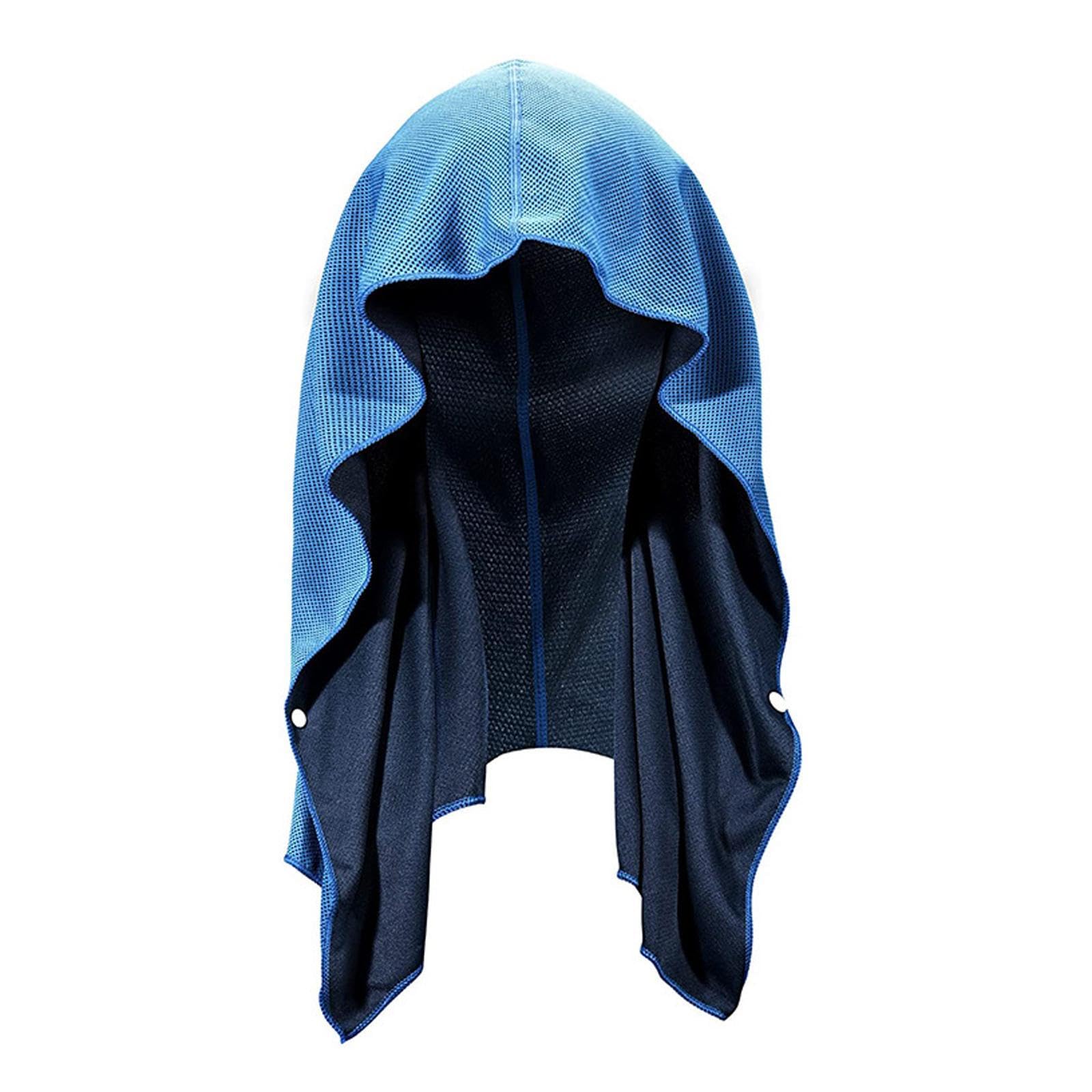 JAZZY PEARLS® Microfiber Cool Towel for Neck and Face Gyms Towel for Pilates Sports Blue-Sporting Goods-Fitness Running & Yoga-Fitness Equipment & Gear-Gym Towels-1 Cooling Towel-image-43