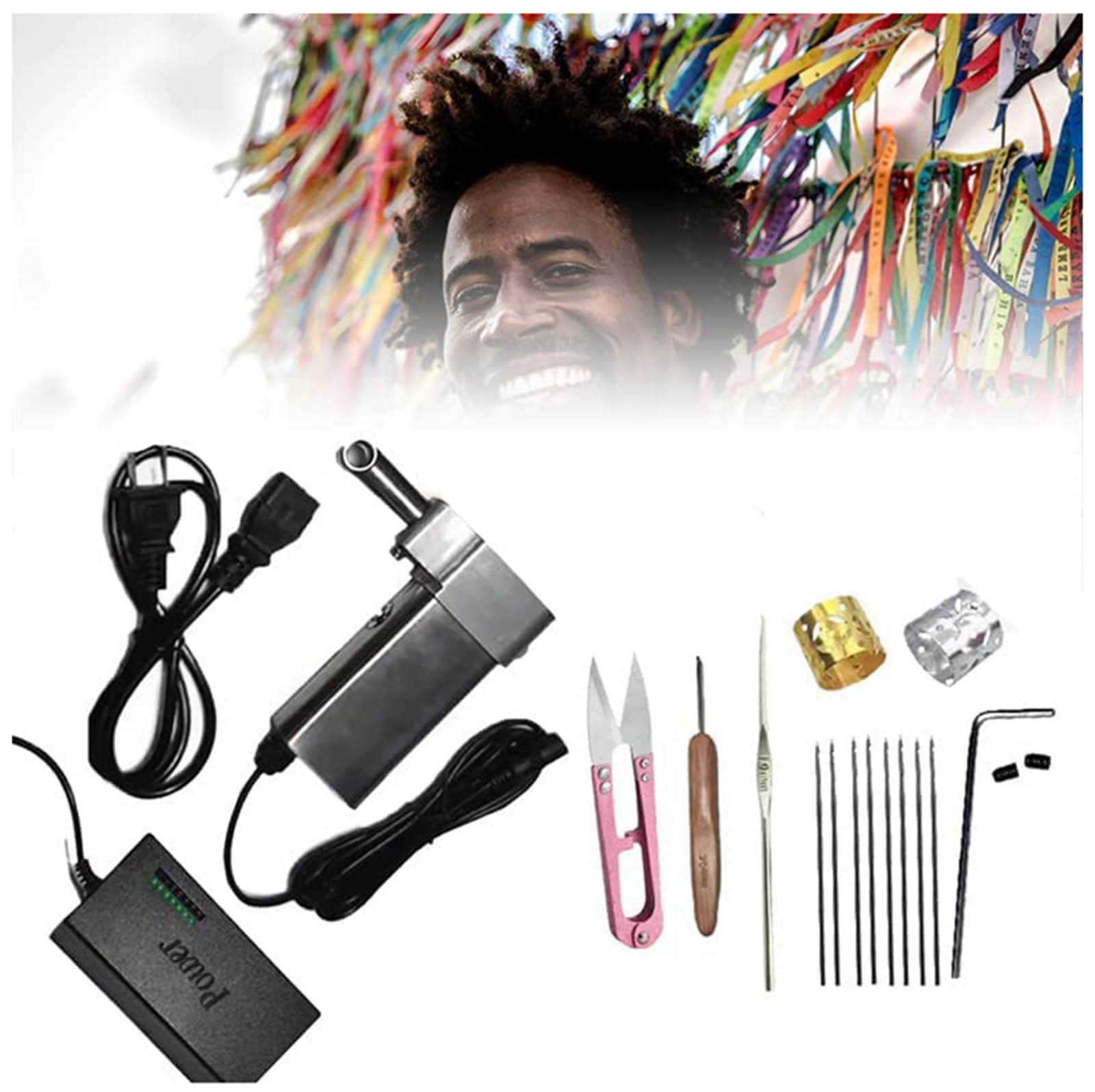 Dreadlock Machine, Portable Handheld Dreadlock Maker - DIY Dreads With Ease. Includes Crochet Needles. Effortless Hair Extensions Made Simple!