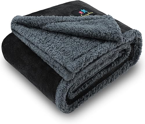 Miniatura 10 de Luciphia Manta impermeable para perros grandes, a prueba de líquidos, protector de muebles lavable y reversible para mascotas, para sofá, manta de