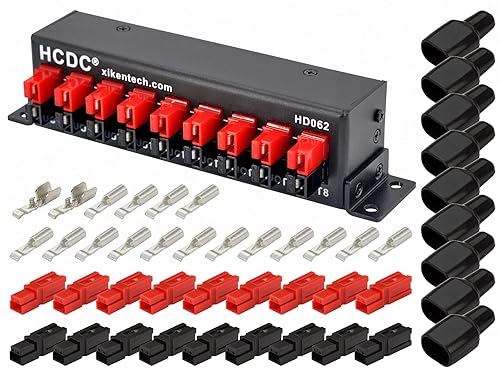 Miniatura 2 de HCDC Módulo de bloque de distribución de energía de CC de 8 salidas HD062 para conexiones 15/30/45A