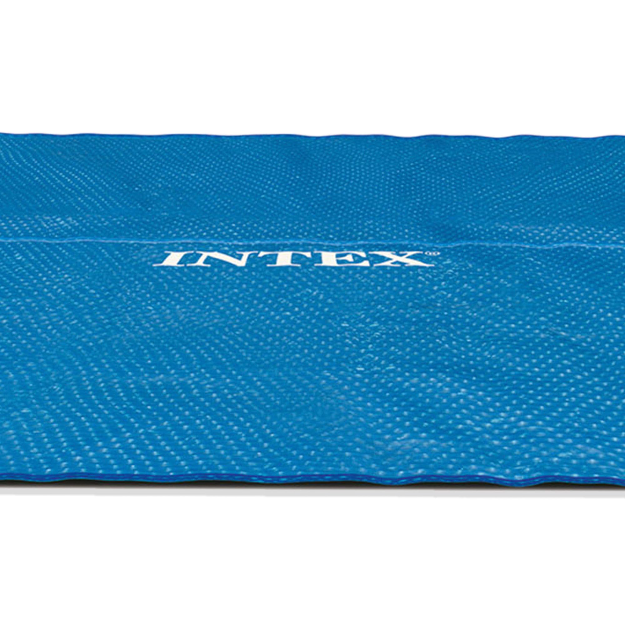 Intex Solarabdeckplane für Ultra Frame rechteckig 400 x 200 cm, Stärke 160 Mikron, Fertigungsmaß: 378 x 186 cm, 28088, Blau