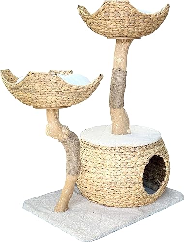Miniatura 4 de BaoAn Foreco Torre de árbol para gatos grandes