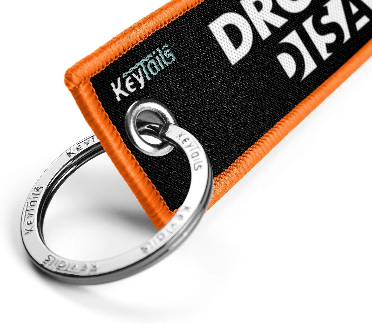 KEYTAILS Keychains, Premium Quality Key Tag for Motorcycle, Car, Scooter, ATV, UTV [Drop A Gear & Disappear]