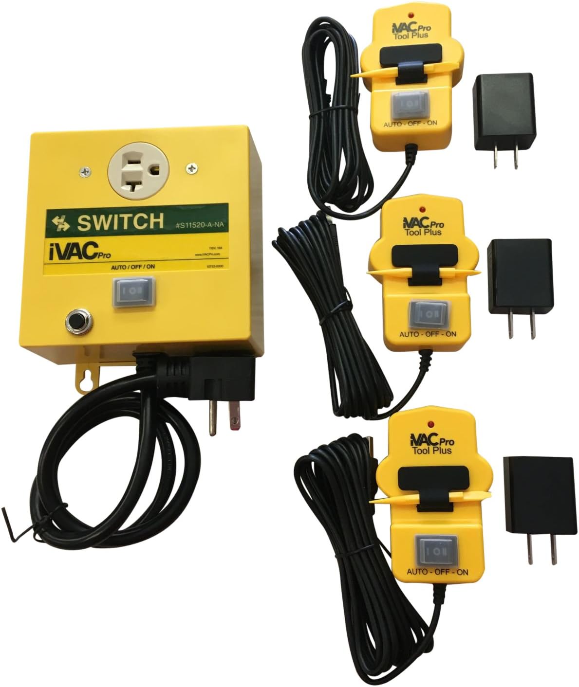 iVAC Basic 3-Tool Shop Vacuum Dust Collector Switch/Pro Tool Plus Kit