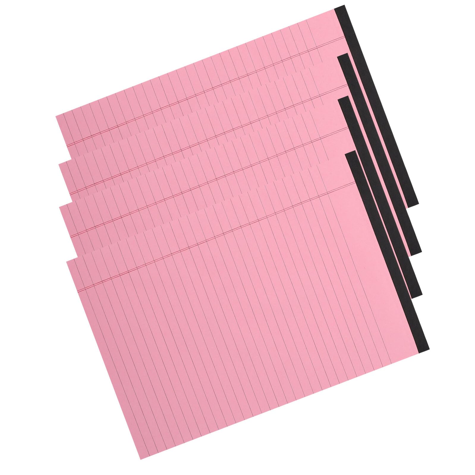 4 Stück Notizblock Linierte Abreißbare Blöcke mit Klebestreifen Nachfüllbares Schreibheft für Büro Schule und Zuhause Stabiles Papier Praktische Memo-Pads für Organisierte Notizen