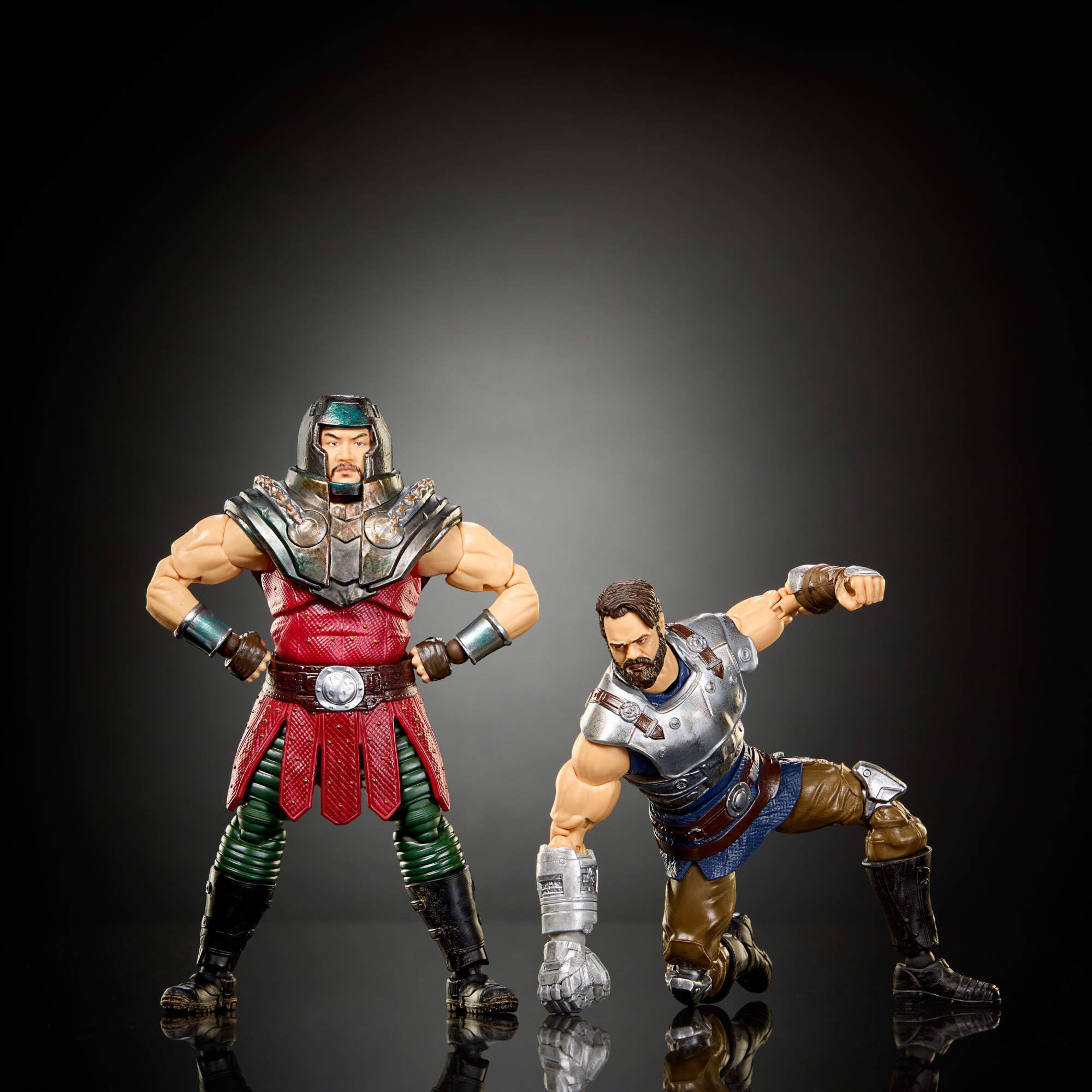 Masters of the Universe Chronicles, 2 Actionfiguren, Maßstab 1:12, detailgetreu zum Film von 2026, Ram Man und Fisto mit lebensechter Beweglichkeit, Jóhannes Haukur Jon Xue Zhang, JKJ34