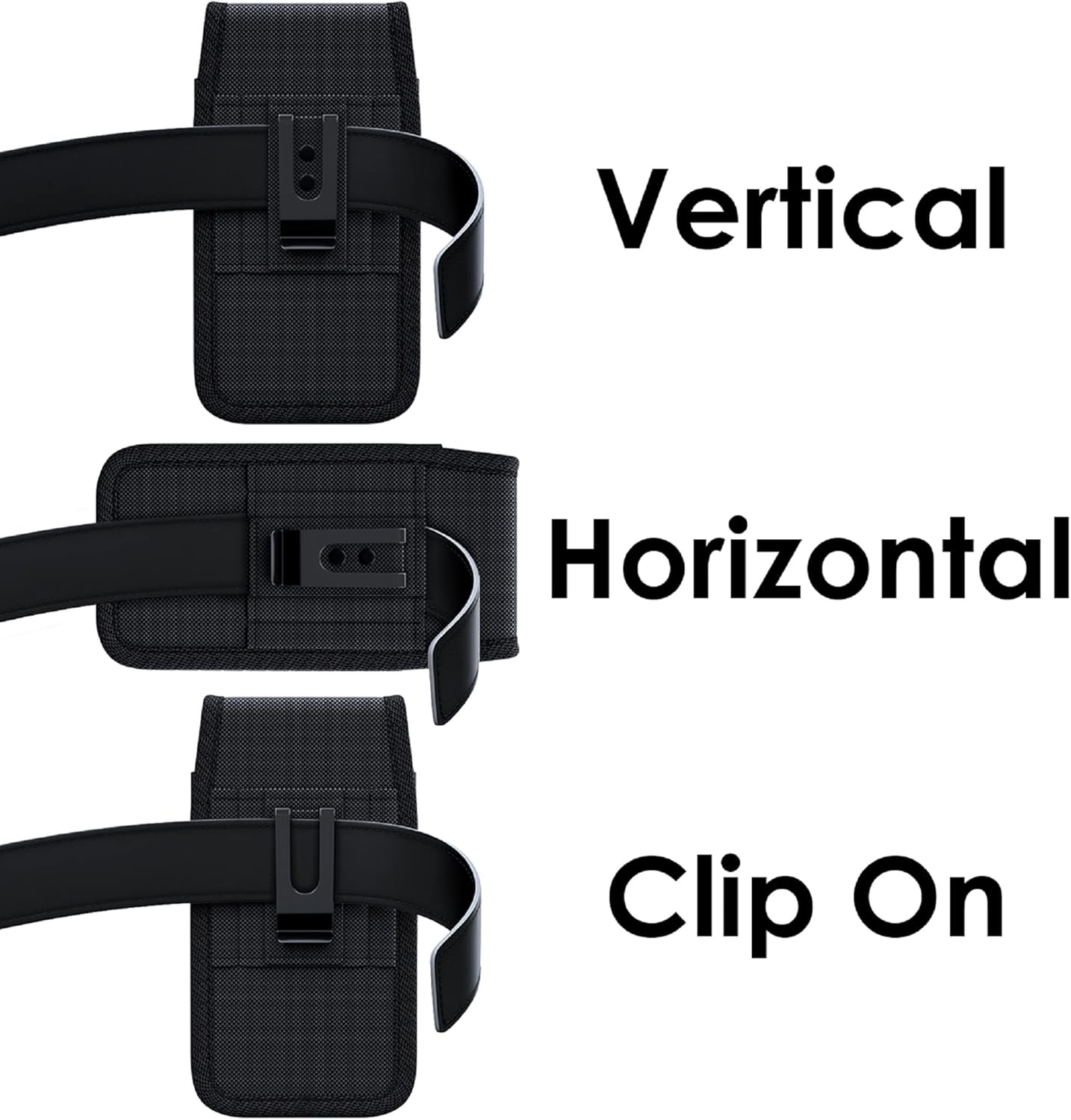 Cell Phone Holster for iPhone 17 16 Pro Max, Samsung Galaxy Ultra S25 S24 S23 S22 S21 Note 20+ Plus Note 10+ A23 A13 A21 A54 5G Google Pixel Pro Case with Belt Clip (Fits Phone with Case on) - Image 5