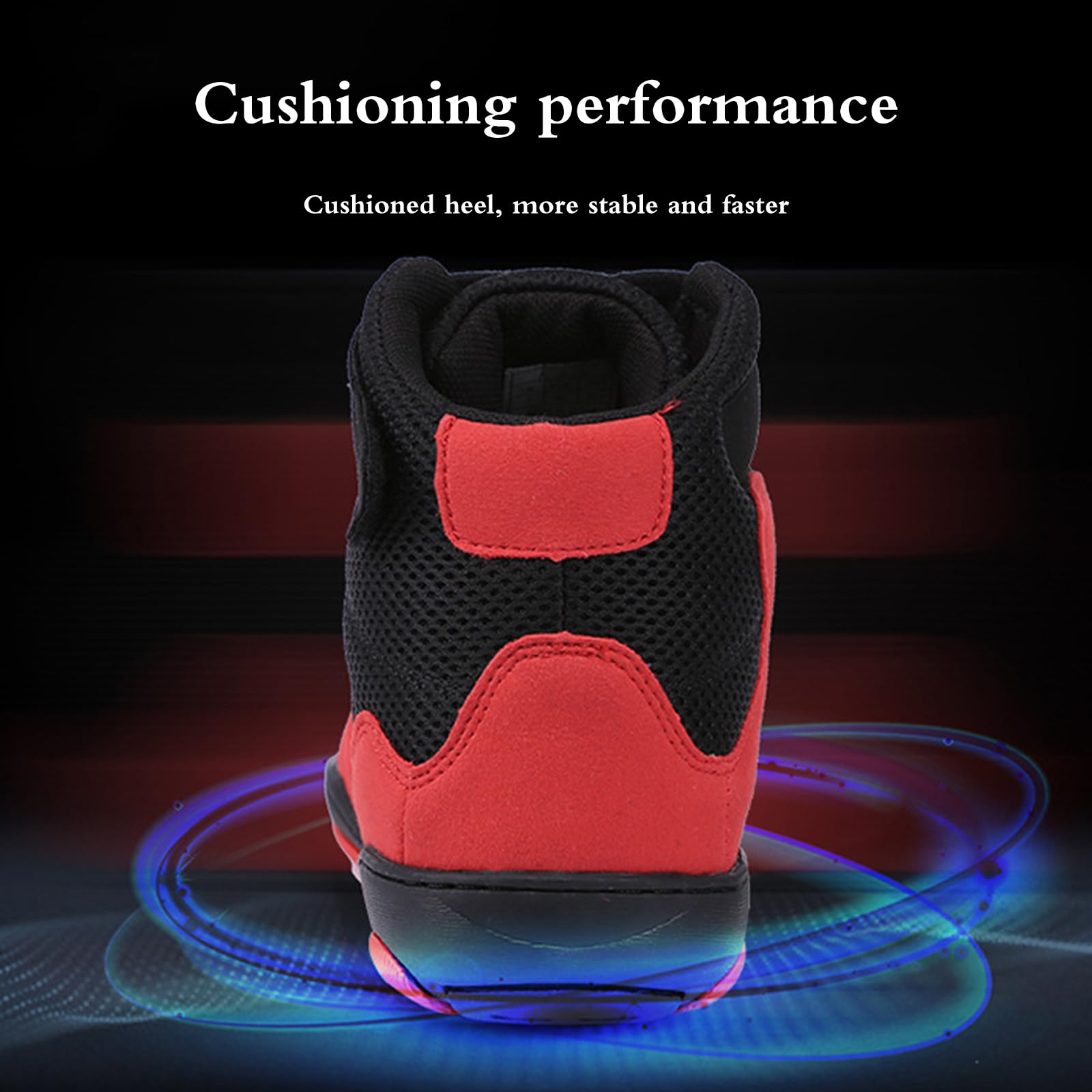 Stivali Da Boxe Traspirante,Leggere Scarpe Da Boxe,High Top Scarpe Da Pugilato Boxe,All'Usura E Durevole Da,Traspiranti,Antiscivolo,Per Taekwondo,Arti Marziali,Box,Giovanili,Per Allenamento