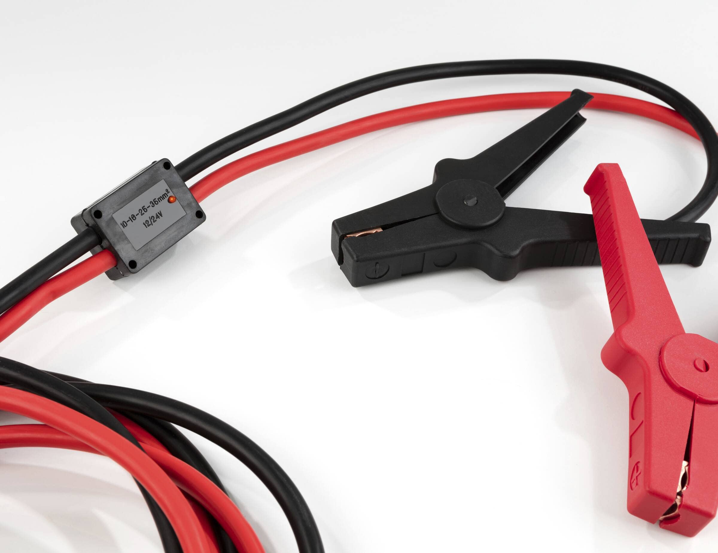 AUTONIK 121020 DIN Câble de démarrage en Aluminium cuivre, Correspond à 25 mm² avec parasurtenseur, Longueur 3,5 m, certifié TÜV