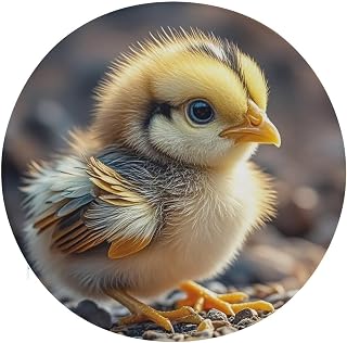 FekiLoot Chicken Chick Cushions Memory Breathable Chair Cushions with Zipper Ultra Soft Warm Floor Cushion for Reading Nook Comfortable Circle Seats Cushions for Adult