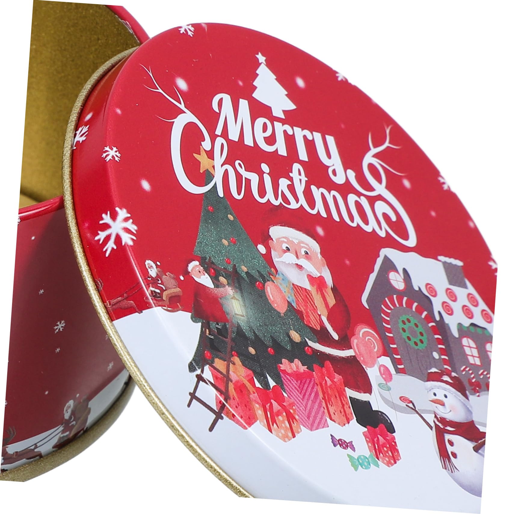ZUNOXAZ 12piezas Cajas De Dulces Navideños De Hojalata Resistentes Unidades Surtidas Para Fiestas y Almacenamiento De Chocolates