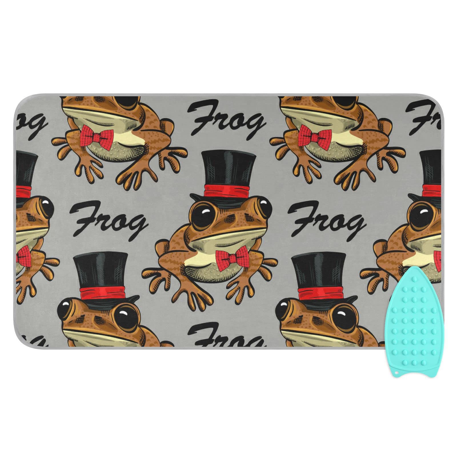 Emelivor Funny Frog Ironing Mat Portable Ironing Pad Blanket for Table Top  Heat Resistant Ironing Board Cover with Silicone Pad for Washer Dryer  Travel Iron Board Alternative Cover, 47.2x27.6in : Amazon.ca: Home