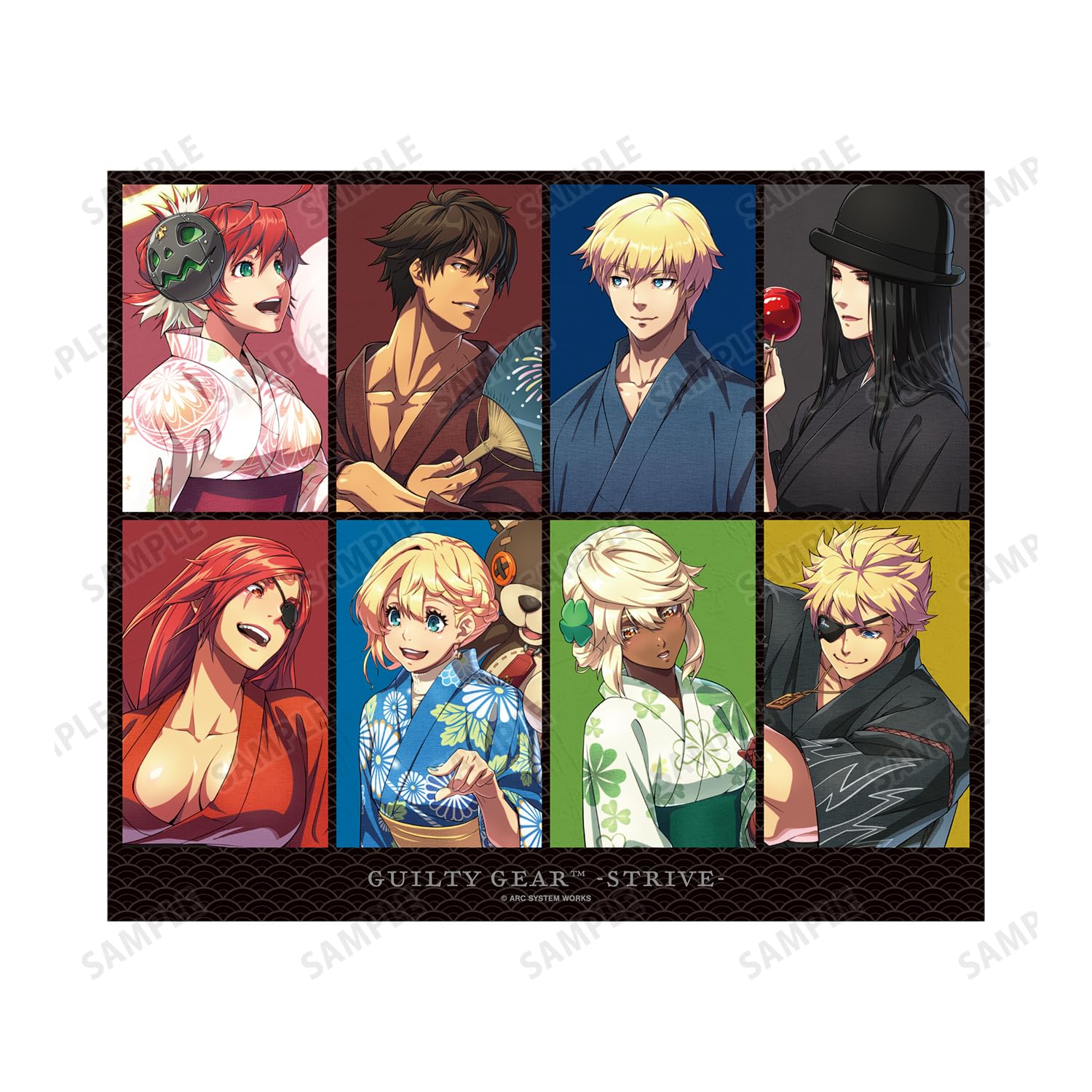 GUILTY GEAR -STRIVE-　BIGキャンバスボード　集合 Amazon.co.jp: GUILTY GEAR TM STRIVE 描き下ろしイラスト 集合 お祭り