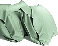 Vista 21 de Juego de 2 fundas de almohada estándar refrescantes, transpirables, frescas, sedosas, suaves, de rayón derivado de tela de bambú, agradable al