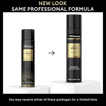 TRESemme Extra Hold Hairspray 2-Pack + Travel Size, 14.6 Oz Ea | Long-Lasting Hold with Humidity Resistance | Includes Travel Size Hairspray for Easy Touch-Ups
