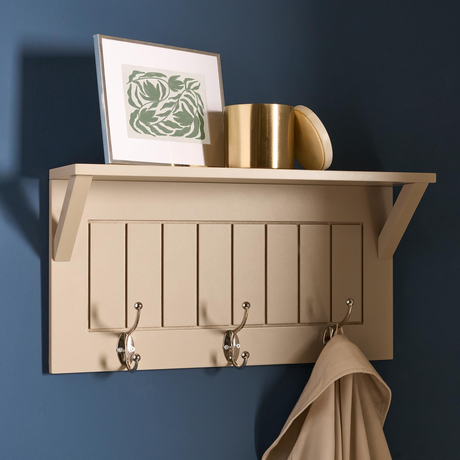 OHS Wall-Mounted Coat Rack - Oak - Small - Light Oak
