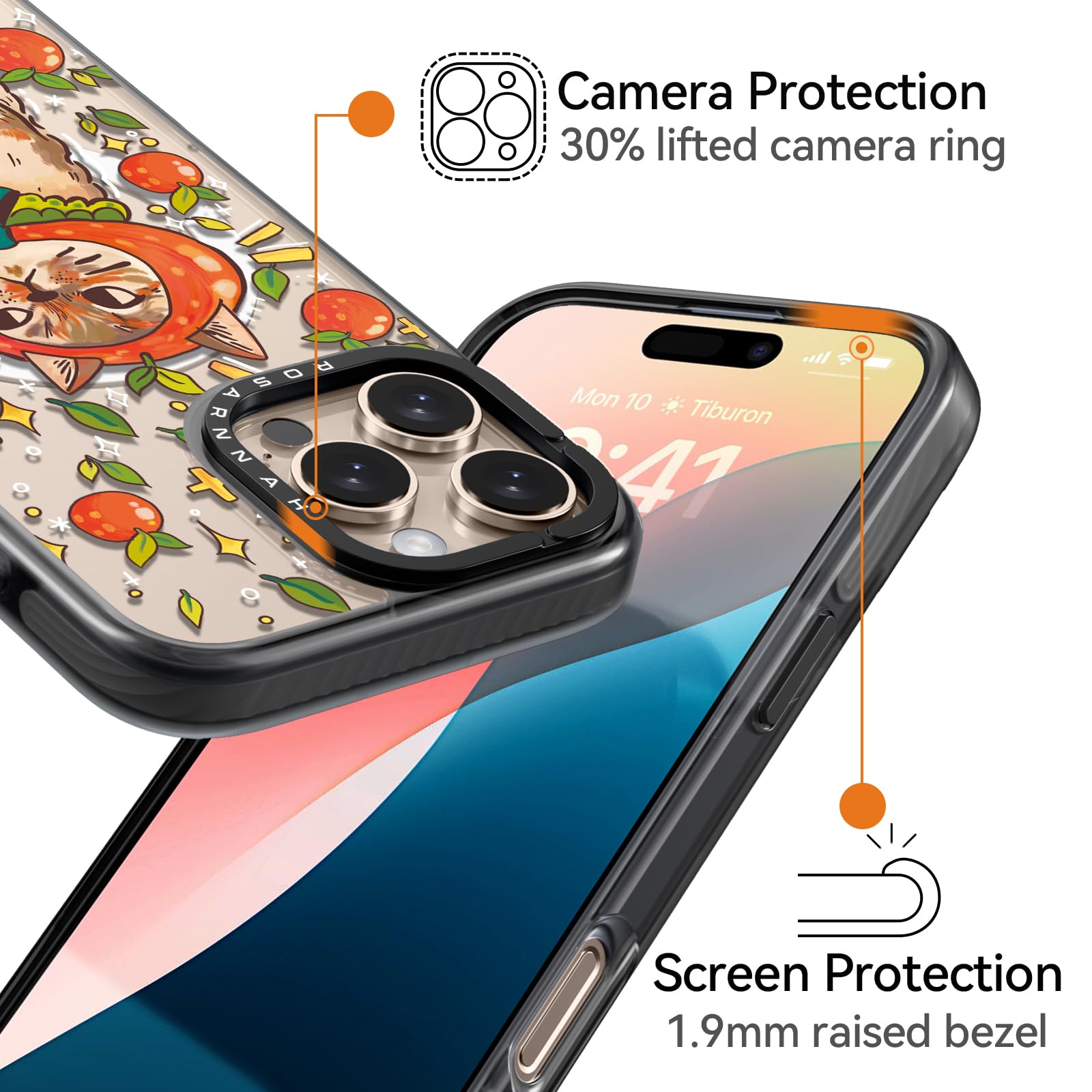 【mana】AppleDesign Amazon.com: Rosarnnah Magnetic for iPhone 16 Pro Magsafe