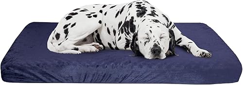 Miniatura 2 de PETMAKER - Cama ortopédica de 2 capas para perros con funda lavable a máquina, cama para perros grandes de hasta 95 libras (gris)