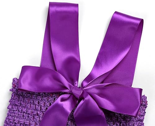 Miniatura 5 de Koatobbor Disfraz de sirena para niñas, vestido de tutú de sirena, color LED, para Halloween, fiesta de cumpleaños, 3 a 8 años Blanco Led-púrpura