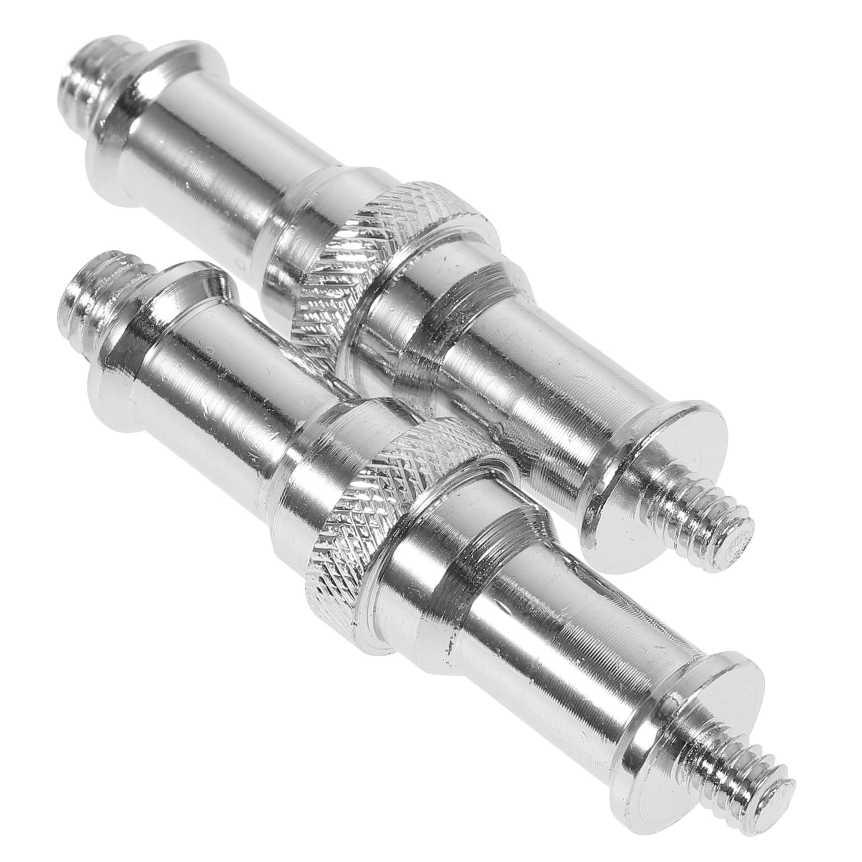 Adaptador de 1/4 a 3/8 Operitacx de aluminio para soporte de luz flash pack de 2 8