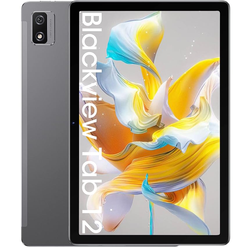 Immagine del prodotto Tablet 10 Pollici con SIM,Blackview Tab 80 Android 13 Tablet 128GB +16GB,Tablet 4G LTE/SIM+5G WiFi,T606 Octa-Core,7680mAh,13MP+8MP, Tablet Gaming Dual SIM/Face ID/GPS/OTG/Type-C/Headphone Jack/TF 2TB