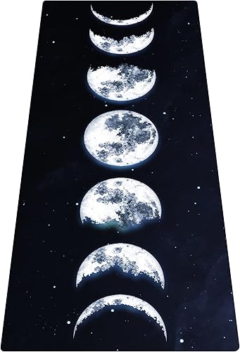 Miniatura 2 de nuveti Tapete de yoga grande TPE antideslizante con bolsa de transporte extra ancha para mujer, 72 x 32 pulgadas, extra grueso, 0.236 in para el