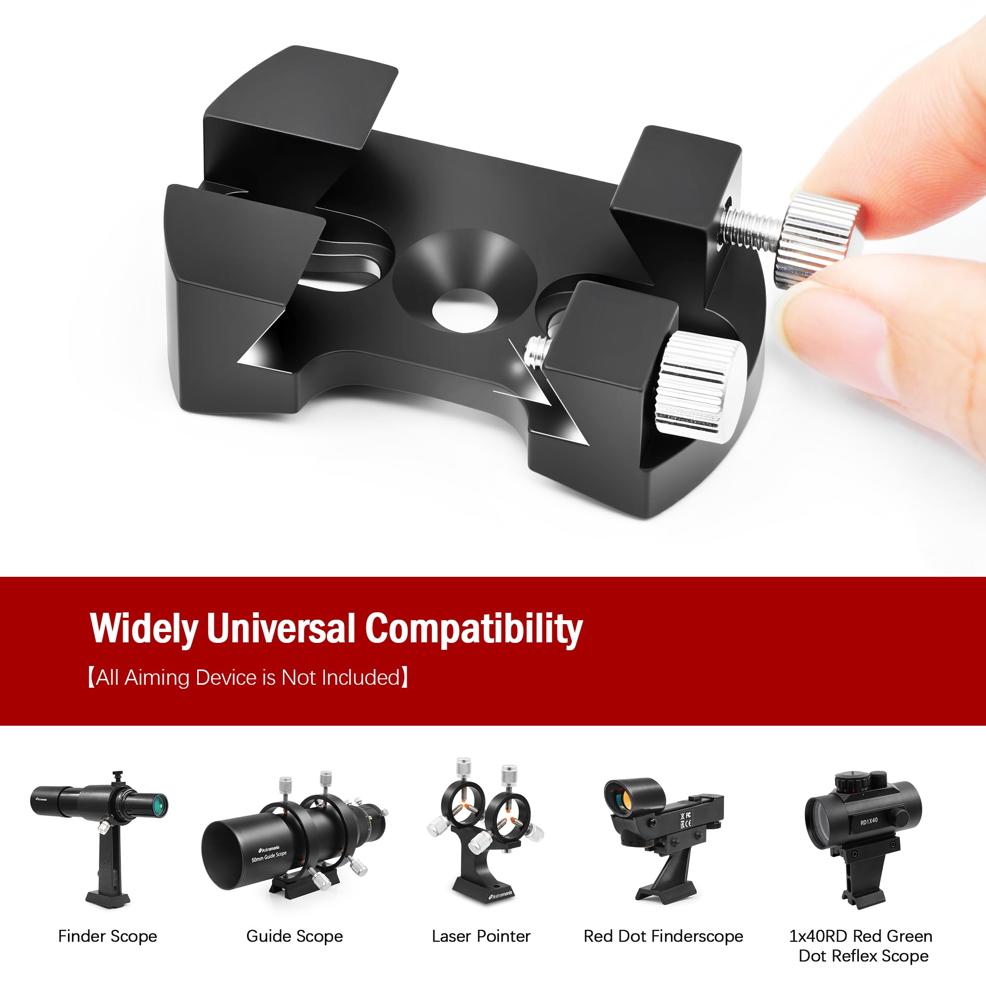 Amazon.com : Astromania Universal Quick Release Finder Shoe Base