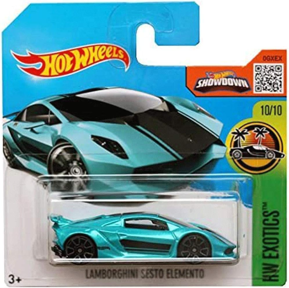 Hot Wheels 2016 HW Exotics Lamborghini Sesto Elemento 80/250, Teal