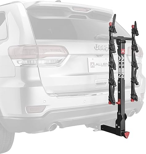 Miniatura 3 de Allen Sports Deluxe+ Portabicicletas de liberación rápida con bloqueo para enganche de 2 pulgadas, modelo 850QR, color negro