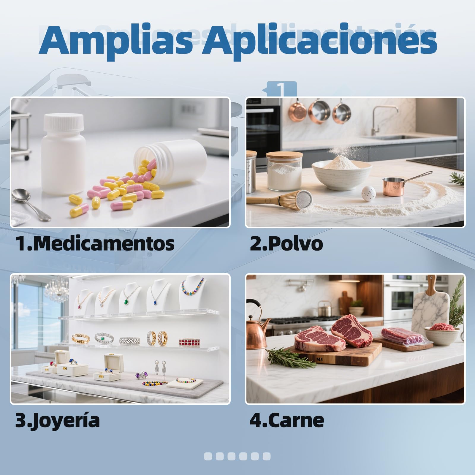 Báscula digital de laboratorio, 1000 g x 0,01 g, con una precisión de 0,01 gramos