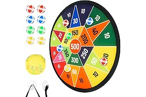 BELLOCHIDDO Light Up 14" Dart Board For Kids Cyber Monday Deals