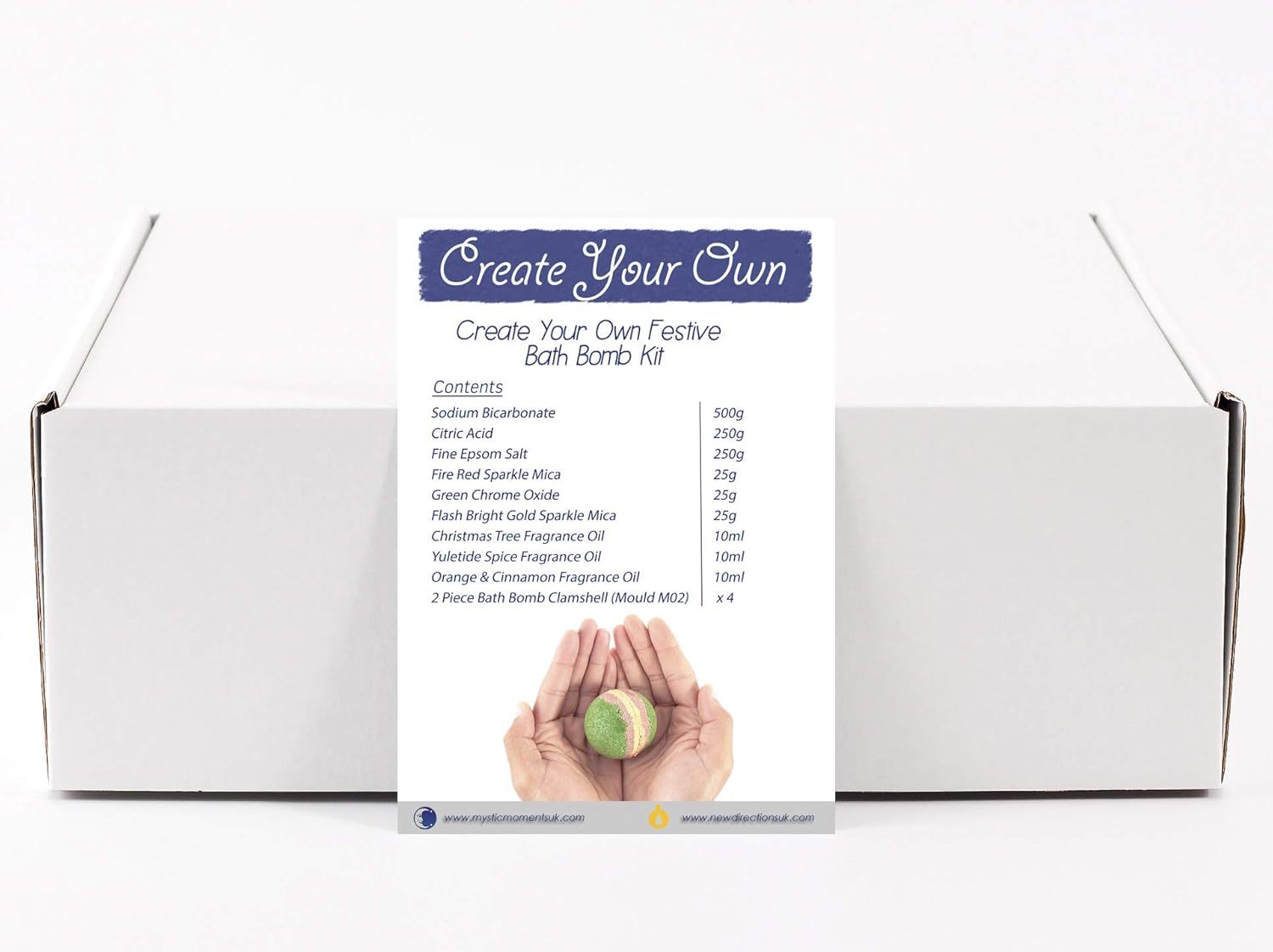 Mystic Moments | Create Your Own – Festive Bath Bomb Kit