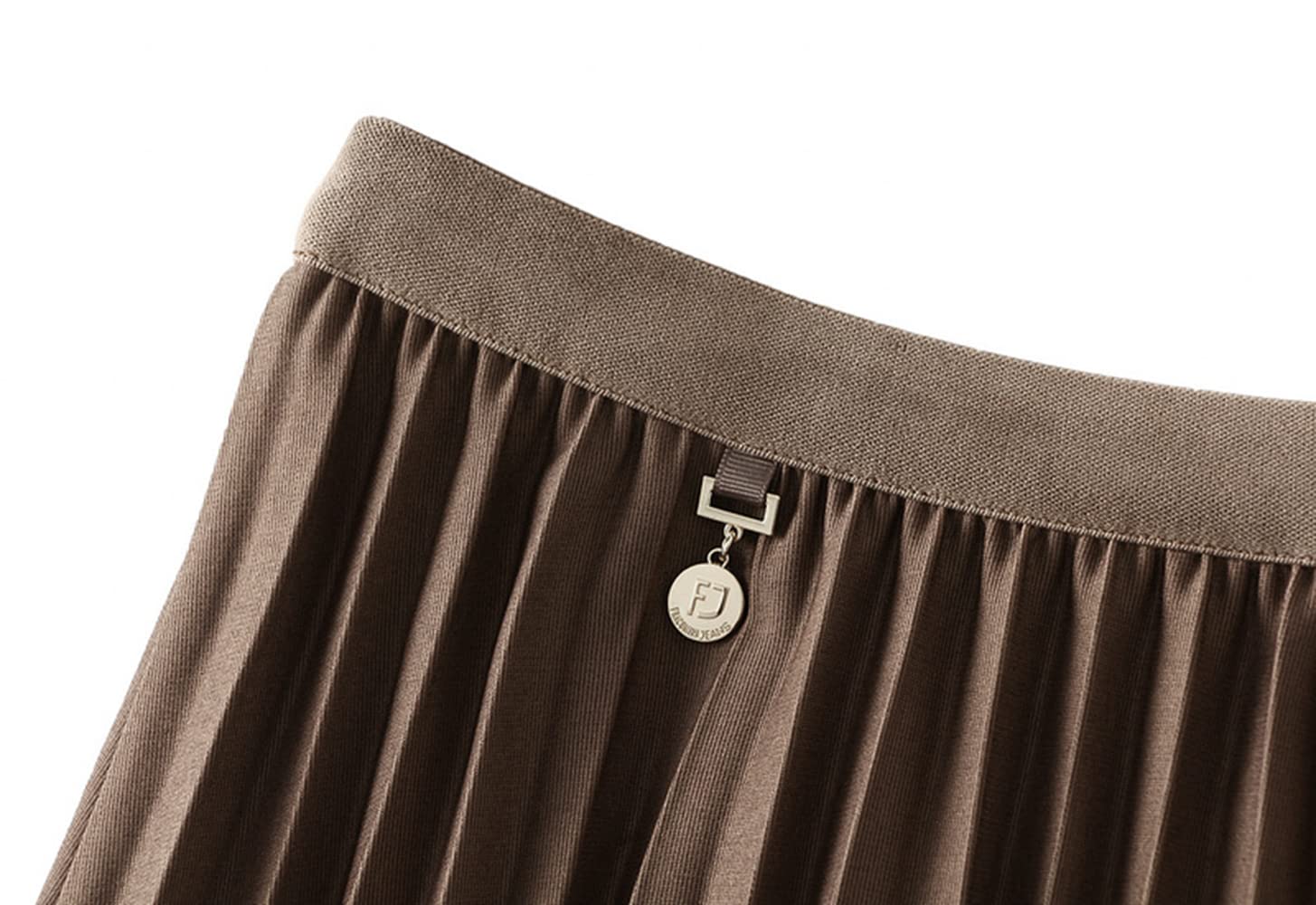 Damen Reversible Tüllrock Midi A-Linie Elastisch Hohe Taille Elegant Faltenrock Ballett Abschlussball Party Rock mit Ornament für Damen Mädchen
