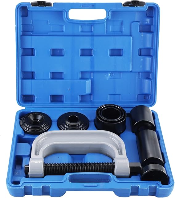 DASBET Heavy Duty Ball Joint Press & U Joint Removal Tool Kit with 4WD Adapters, for Most 2WD & 4WD Cars and Light Trucks