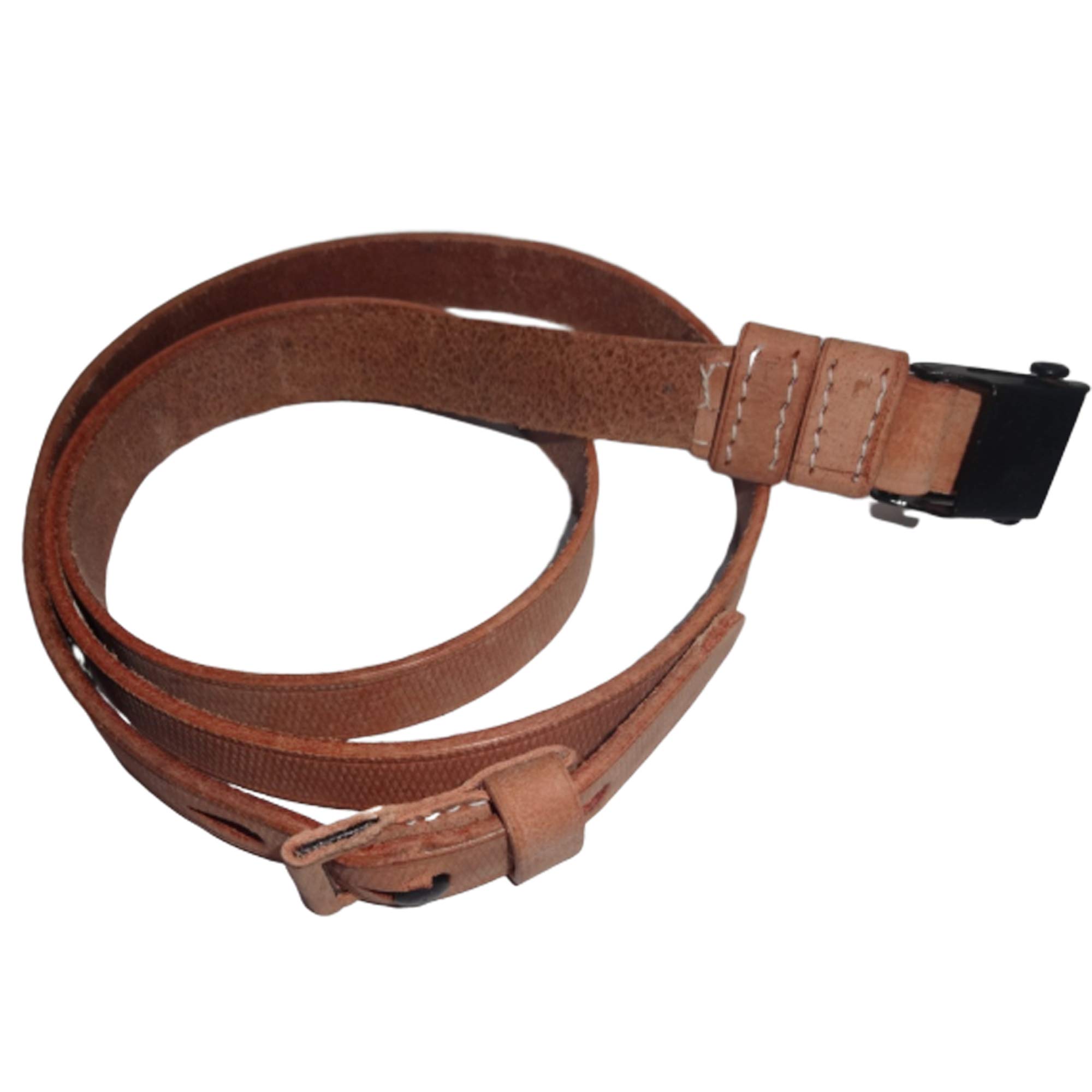 Deutsch Mauser K98 WWII Gewehr Leder Sling GEKENNZEICHNET GWX 1943 Natural Color