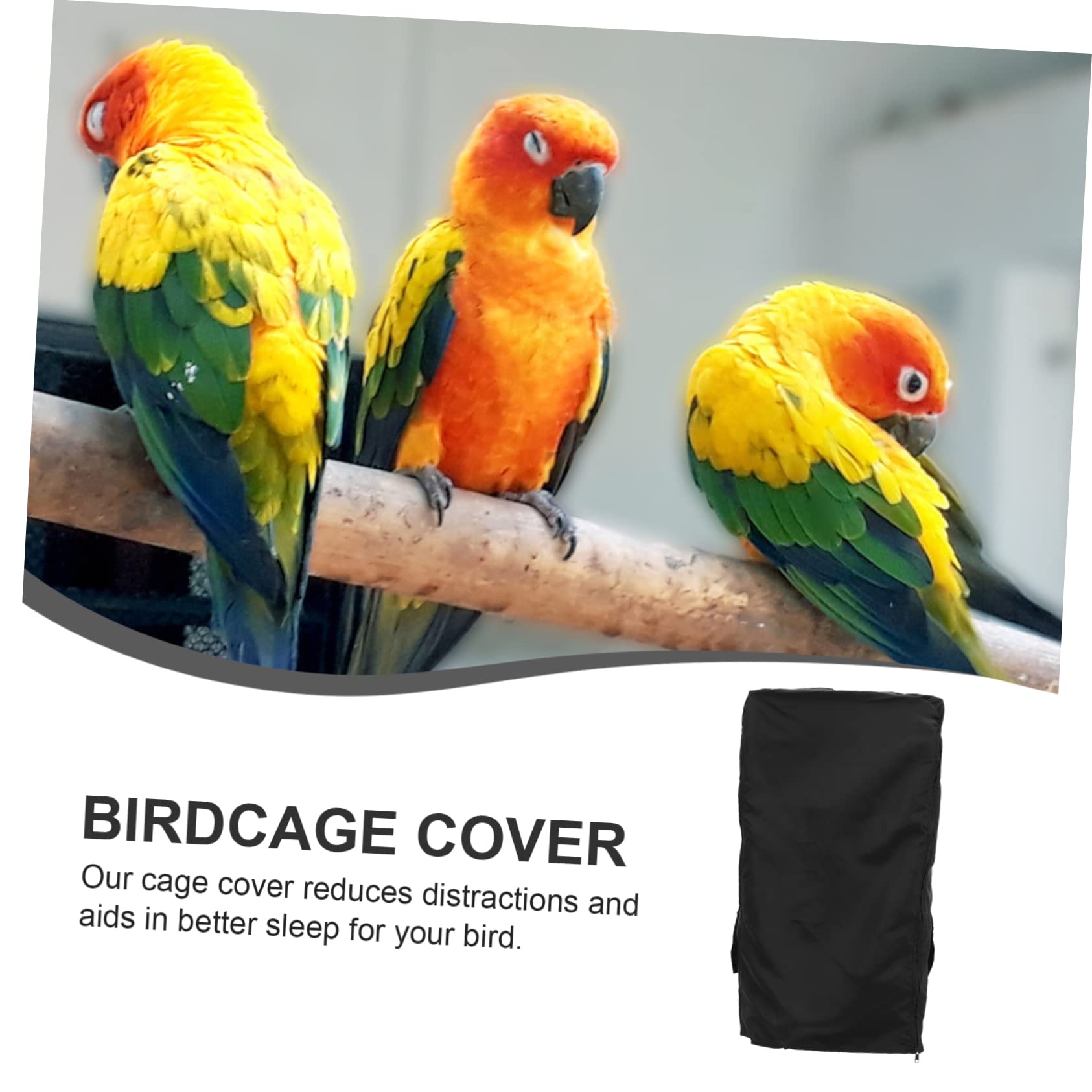 Happyyami 5piezas Cubierta Protectora para Jaula De Pájaros Bloqueo De Luz Resistente Al Frío Viento Material Transpirable para Proteger Tus Aves Ruidosos y Fríos