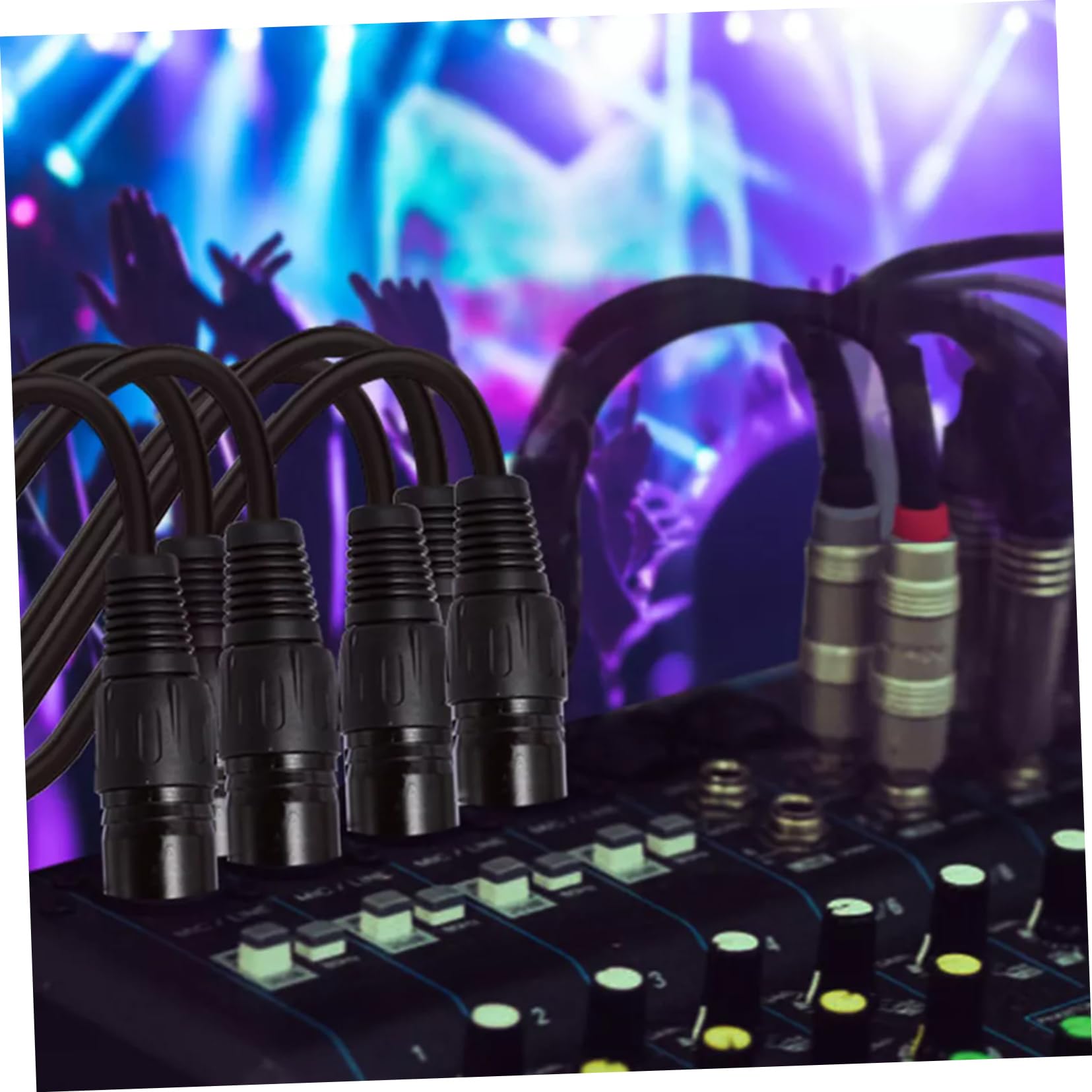 8pezzi Cavi Dmx Pin Per Illuminazione e Audio Cavo Di Collegamento Per Da Palco Cavo Versatile e e Facile Da Usare